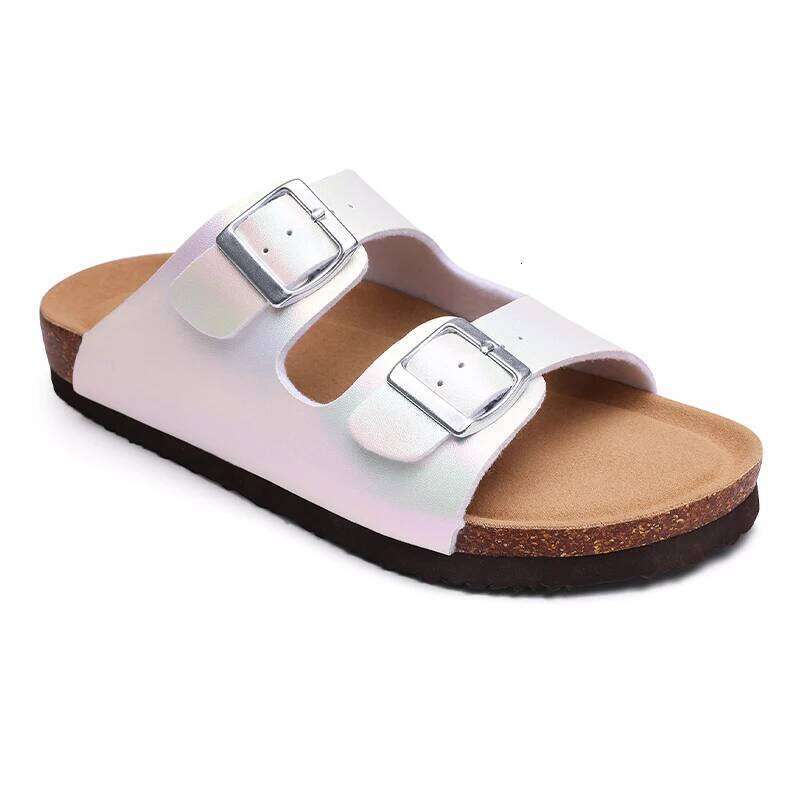 Kidmi Fashion Women Cork Summer Soft Nonslip Outdoor Beach Vacation Pool Walking Thong Cushion Sandals