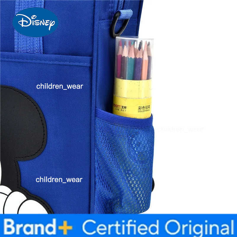 Disney New Large-capacity Tutoring Bag Tutoring Class Mickey Boys and Girls Primary School Bag Tutoring Three-use Backpack H260305
