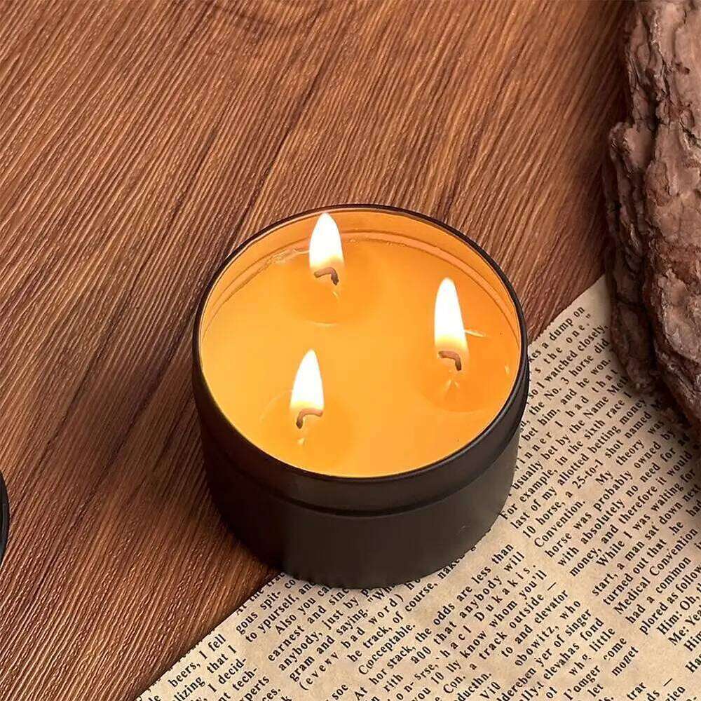 Emergency 36 Hour 3 Wick Long Lasting Beeswax Survival Candle with Aroma for Home Camping Fishing W260304 W260305