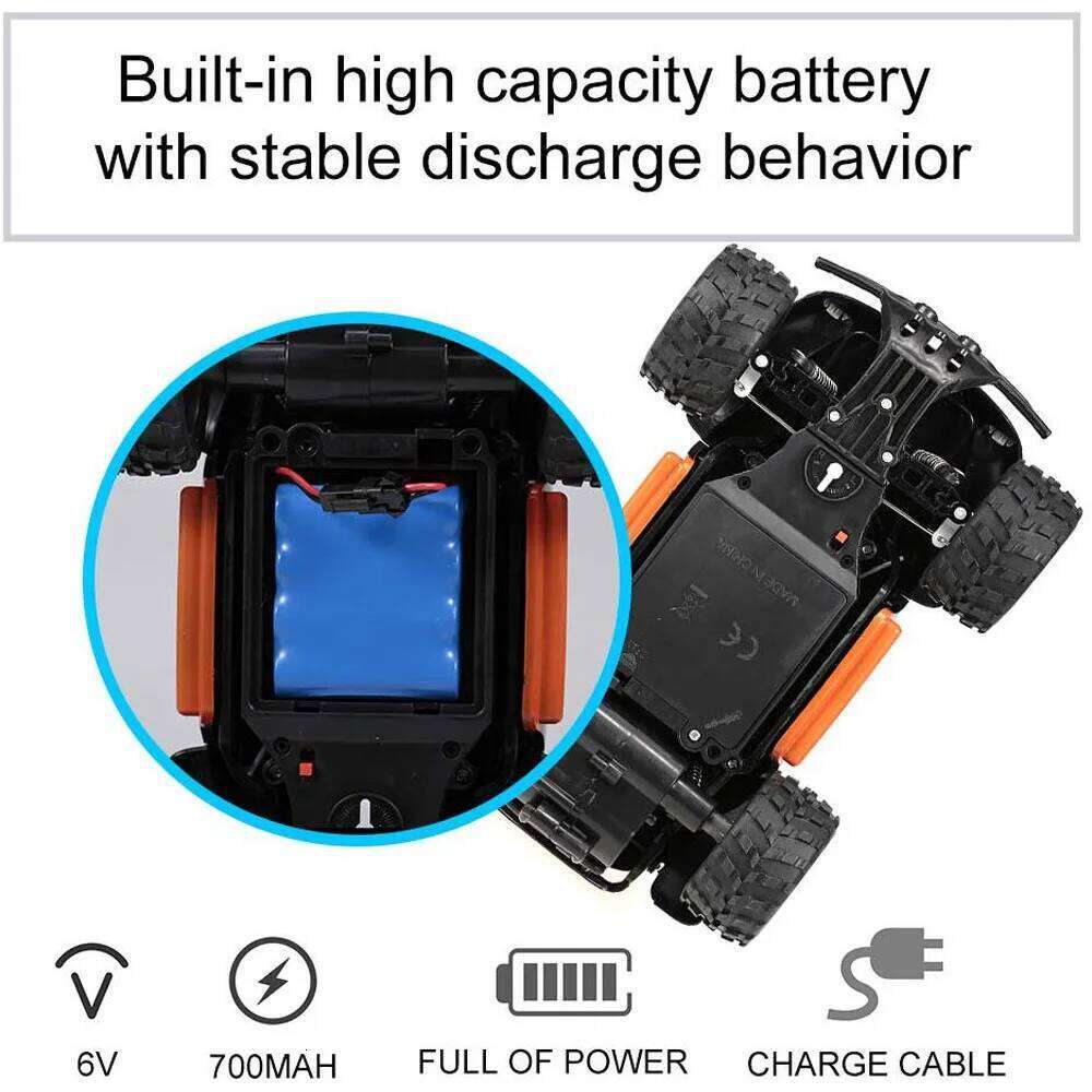 Rc Toys for Boys 2.4Ghz Remote Control Truck High Speed Off-Road Vehicle 1/18 2Wd Big Wheel Cross-Country Car Children Gift Z260304