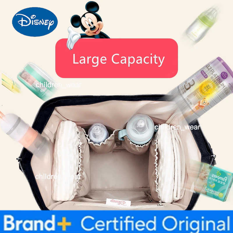 Disney Diaper Backpack Baby Bags for Mom Fashion Mummy Maternity Diaper Organizer Mickey Minnie Stroller Travel Bag H260305