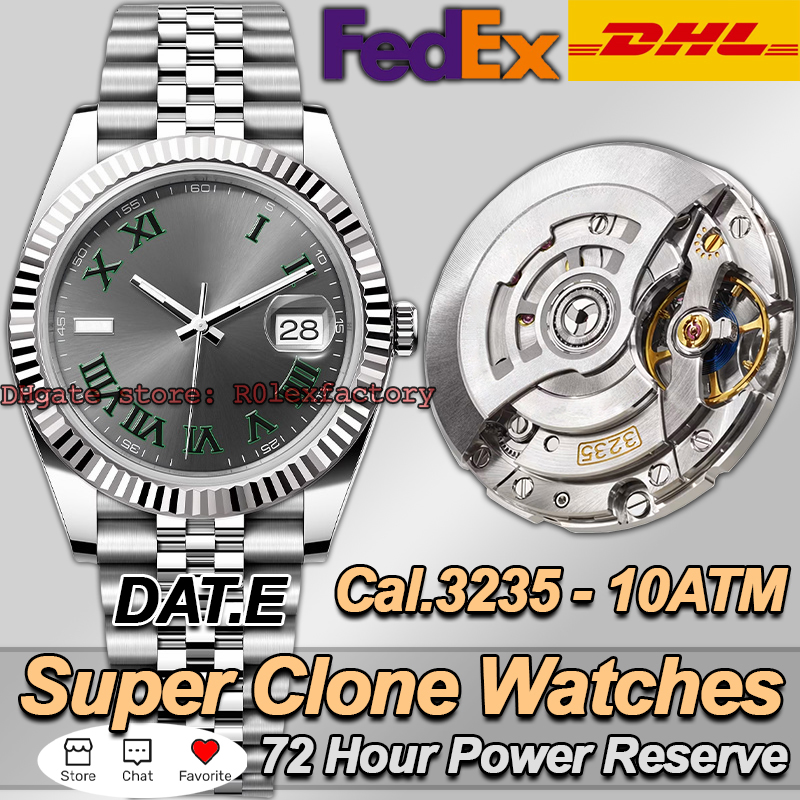 Men Watches Men Designer Watch Top Quality Date Just 41MM Super Clean Factory Luxury Watch Automatic Cal.3235 Movement Sapphire Luminous Diving Sapphire 10ATM Watch