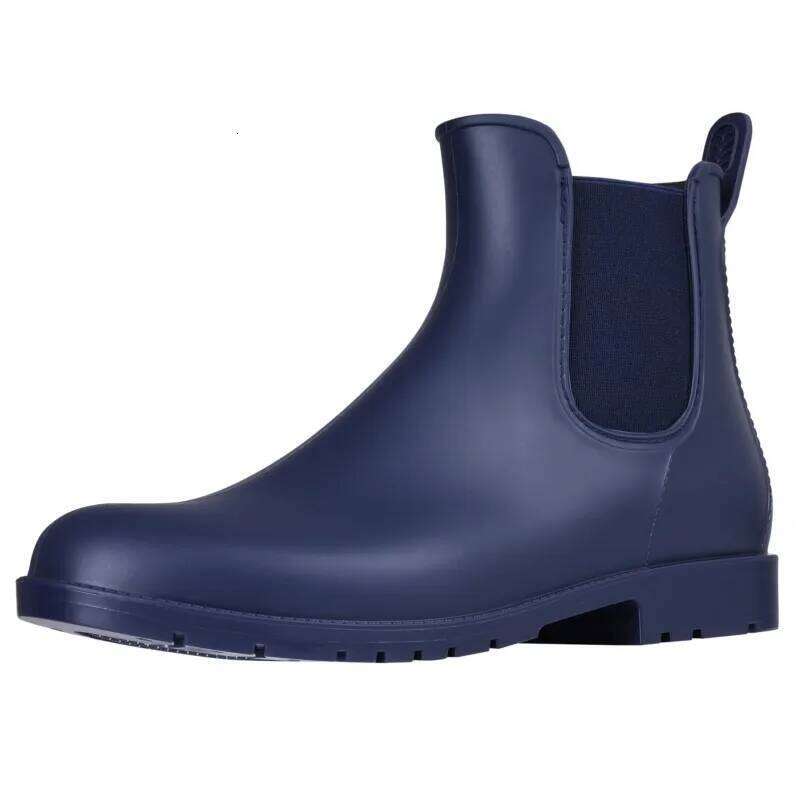 Kidmi Durable Women's Shoes Anti-slip Rubber Sole Short Rain Comfortable Chelsea Waterproof Outdoor Women Boots