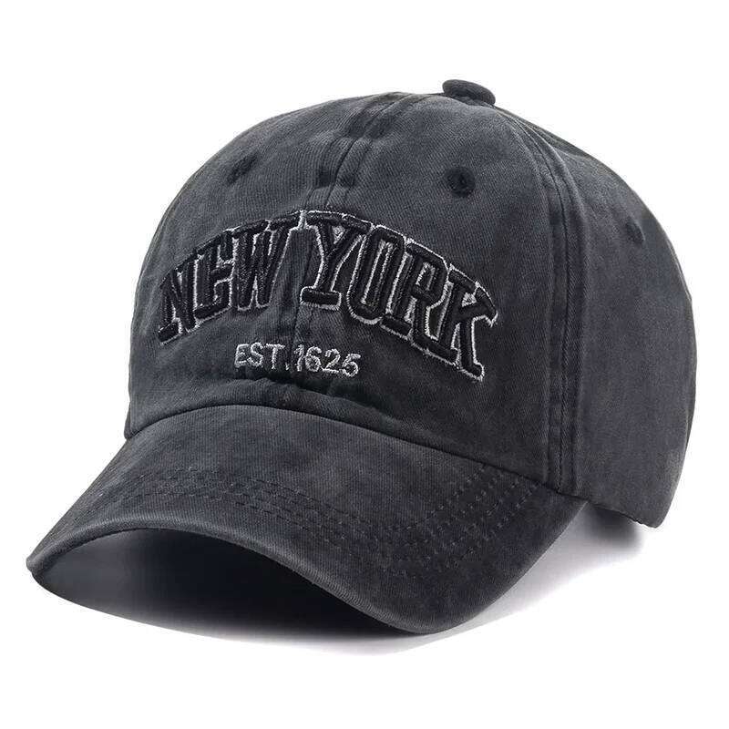 2026 NEW YORK Washed Cotton For Men Women Gorras Snapback Baseball Caps Sun protection Casquette Dad Hat Outdoors Cap Y260304