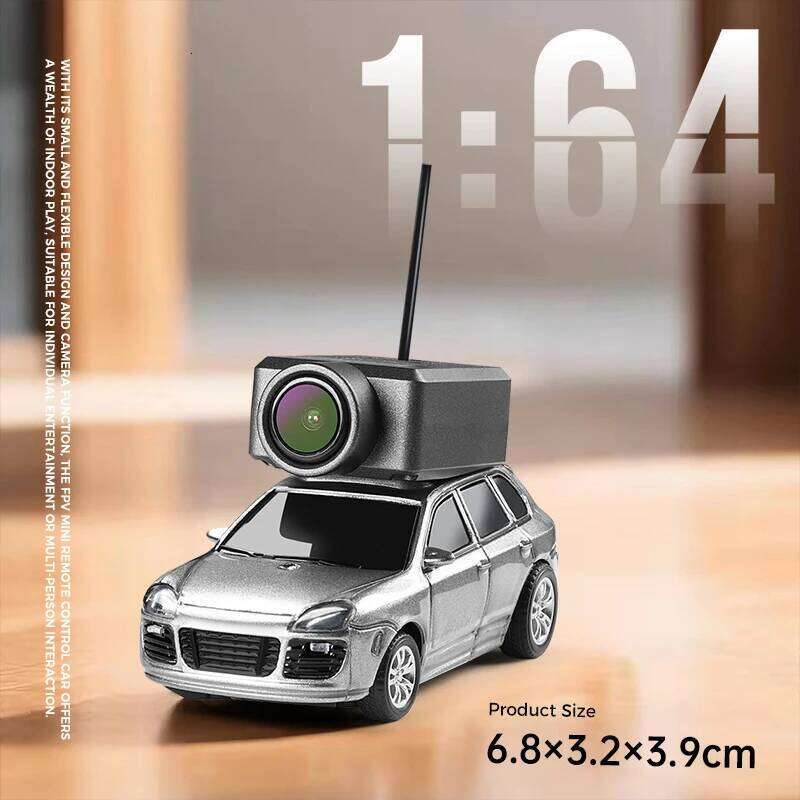 1/64 Mini 2.4G RC Drift Cars With FPV HD Wide Angle Camera & 3-Speed Modes Racing Car Toy for Kids Adults Z260304