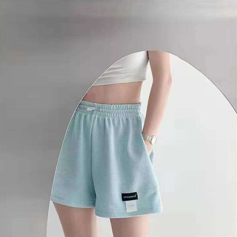 Women Shorts Summer Elastic Lace Up Drawstring Sweat Short Sport Underpanties Girl Straight Leg Pants Female Underware Panties XJ260305