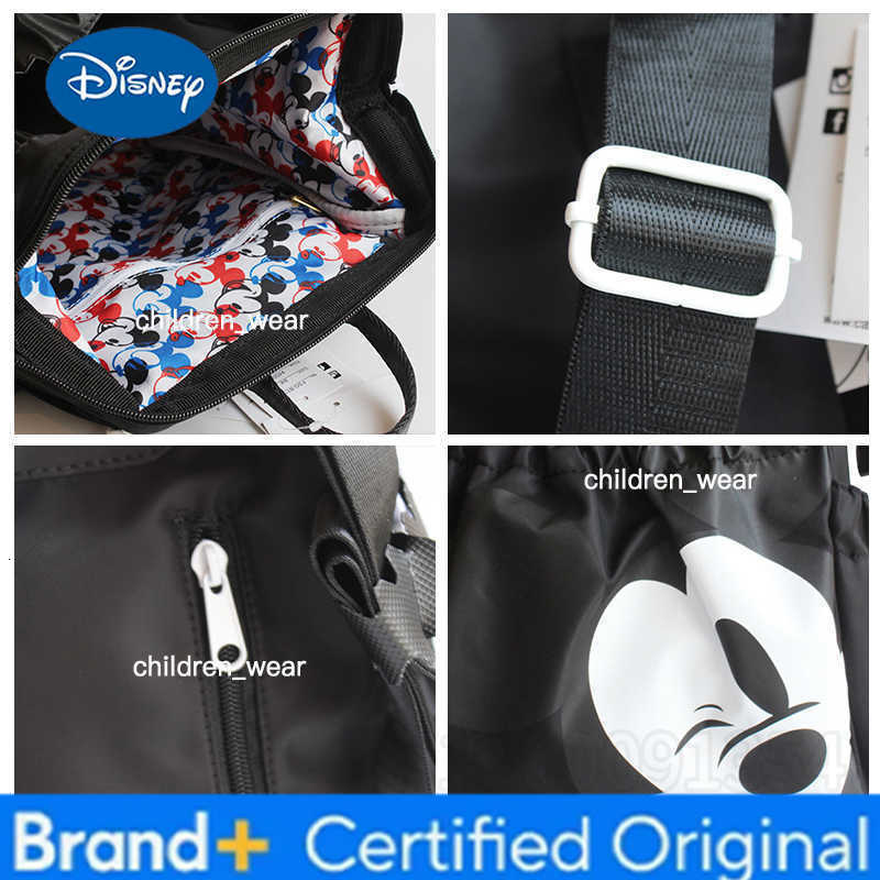 Disney Mickey New Diaper Bag Backpack Large Capacity Multifunctional Baby Diaper Bag Cartoon Cute Lightweight Outdoor Mommy Bag H260305