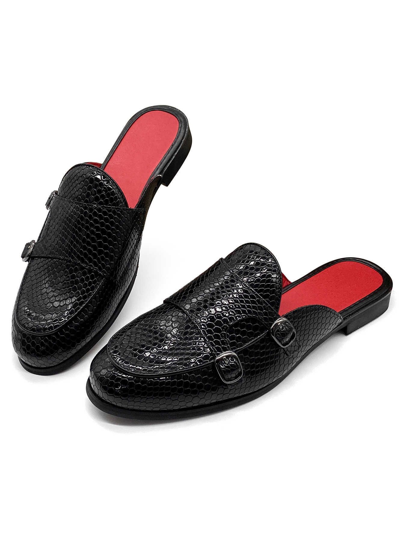 Slides Designer Men Shoes Causal Outdoor Slippers Luxury Leather Daily Mens Sandals Fashion Street Slipper T04