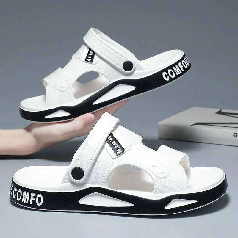 Kidmi Mens Shoes Breathable EVA Beach Fashion Summer Outdoor Sandals For Youth Dual-purpose Casual Comfortable Slippers