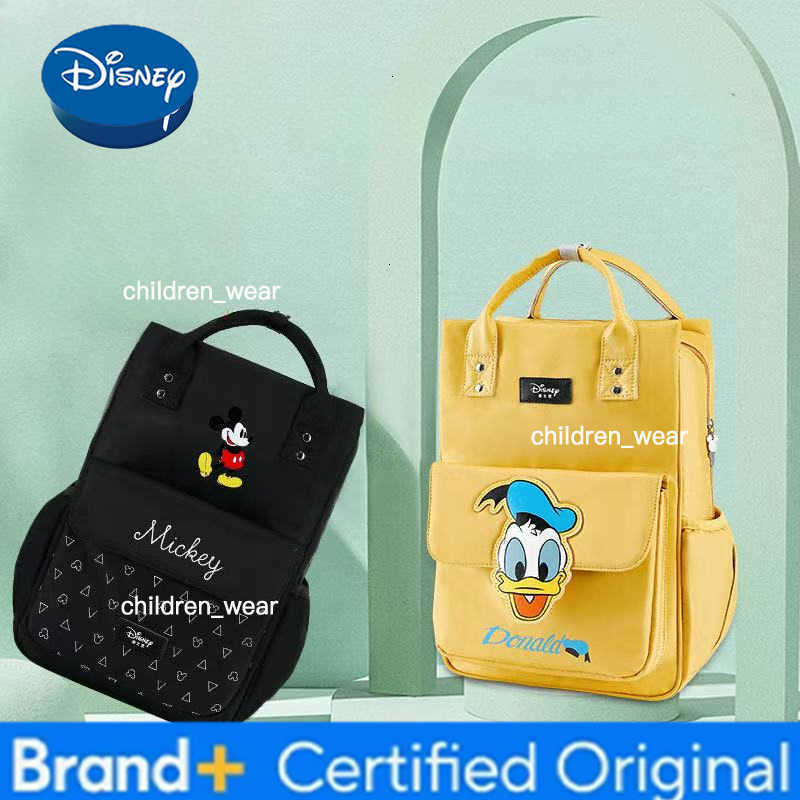 Disney New Diaper Bag Backpack Luxury Brand Original Fashion Baby Diaper Bag Backpack Cartoon Cute Storage Baby Bag High Quality H260305