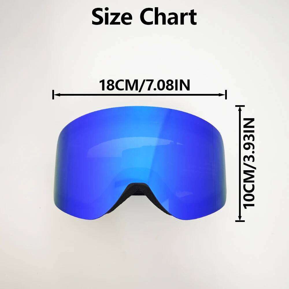 High Definition Windproof Ski Goggles Breathable Dustproof Sandproof Protective Lenses Men Women Snowmobile Snowboard Glasses S260304