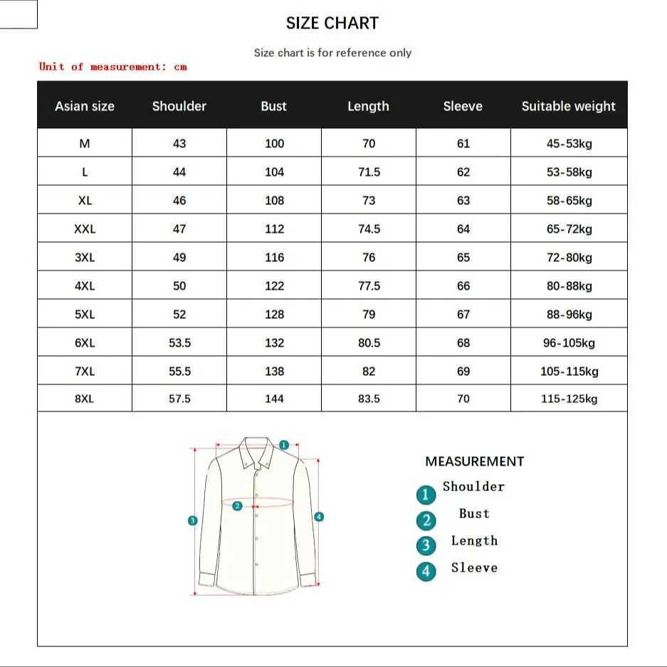 New Plus Size Men Solid Color Business Shirt Fashion Classic Basic Casual Slim White Long Sleeve Shirt Brand Clothes M260305
