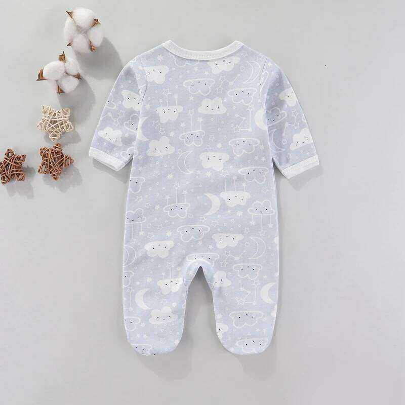 Newborn New Autumn Winter Baby Bodysuit Summer Girl Romper Soft Boys Jumpsuit Children's Clothes 0 to 9 Months Z260304