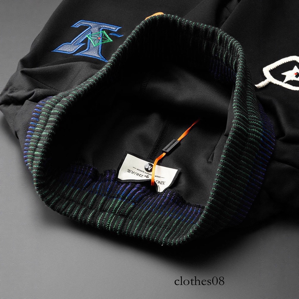 Men's Embroidered Thickened Hoodie Trendy Brand, Casual Sports Fashion, Internet Celebrity Style, Cool and Stylish, Autumn/Winter 101.25kg Piece 