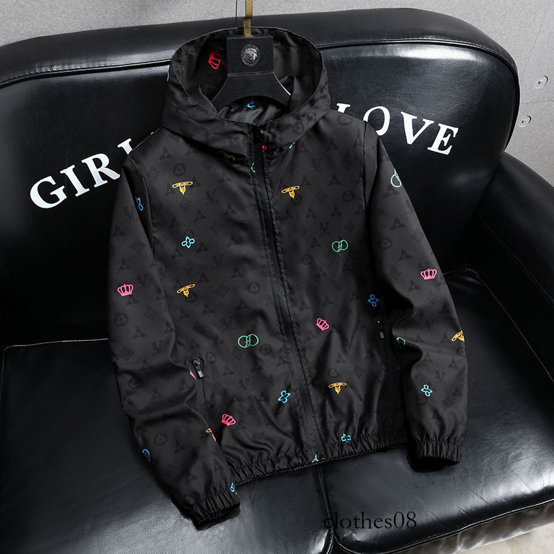 European Station Light Luxury Clothing Plus Size Spring Jacket Men's Casual Hooded Loose Oversized Coat Trendy
