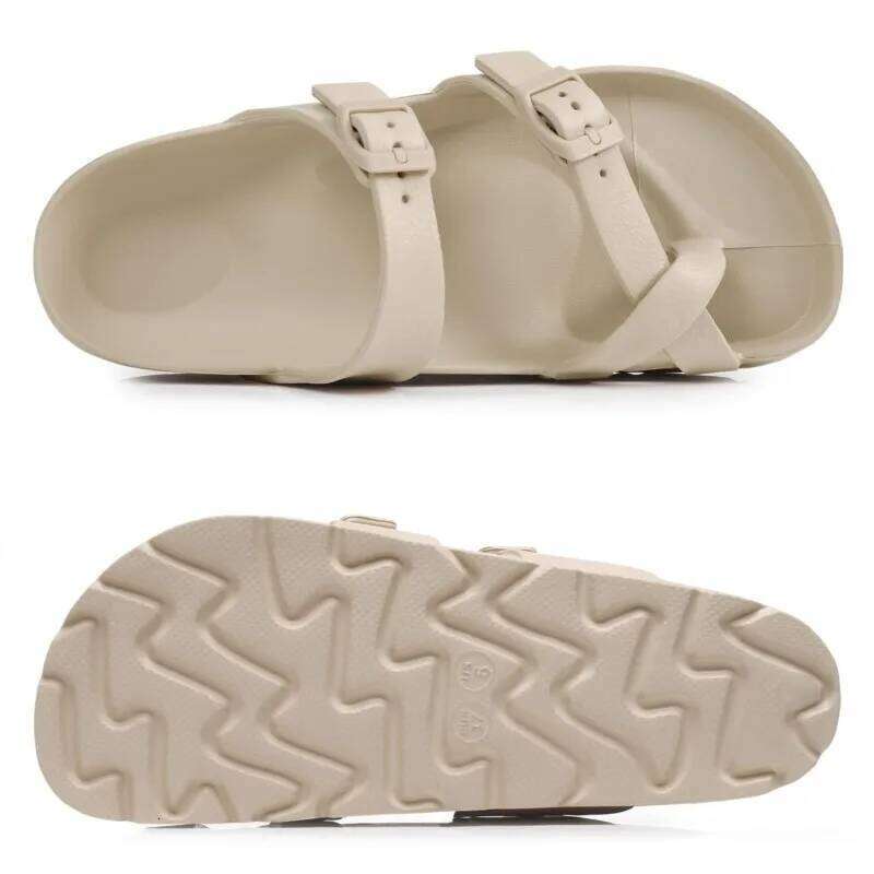 Kidmi Women's Slippers Platform with Arch Support Adjustable Buckle Comfortable Lady Slides Summer Beach Sandals