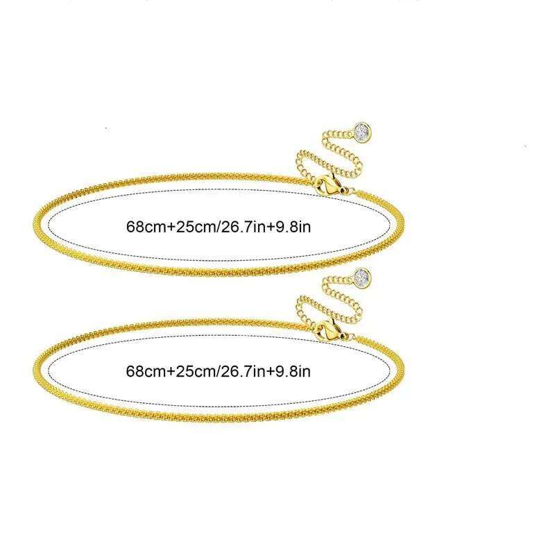 Simple Silver Color Double Layered Waist for Women Fashion Metal Shiny Thin Belly Chain Bikini Body Jewelry Accessories S260304