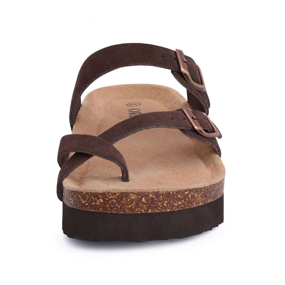 Kidmi New Flip Flops for Men With Arch Support Mat Comfortable Summer Beach Walking Thong Cushion Sandals Slip On Indoor Outdoor