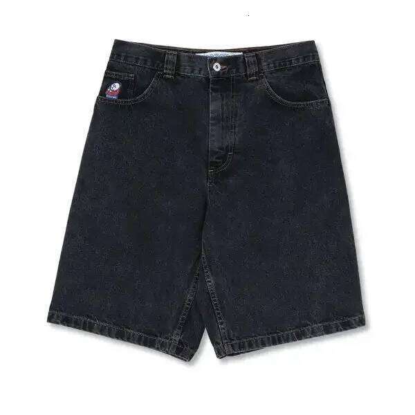 Big Boy Y2K Pants Harajuku Gothic Hip Hop Cartoon Embroidery Baggy Jean New Men Women Clothing High Waist Shorts XJ260305