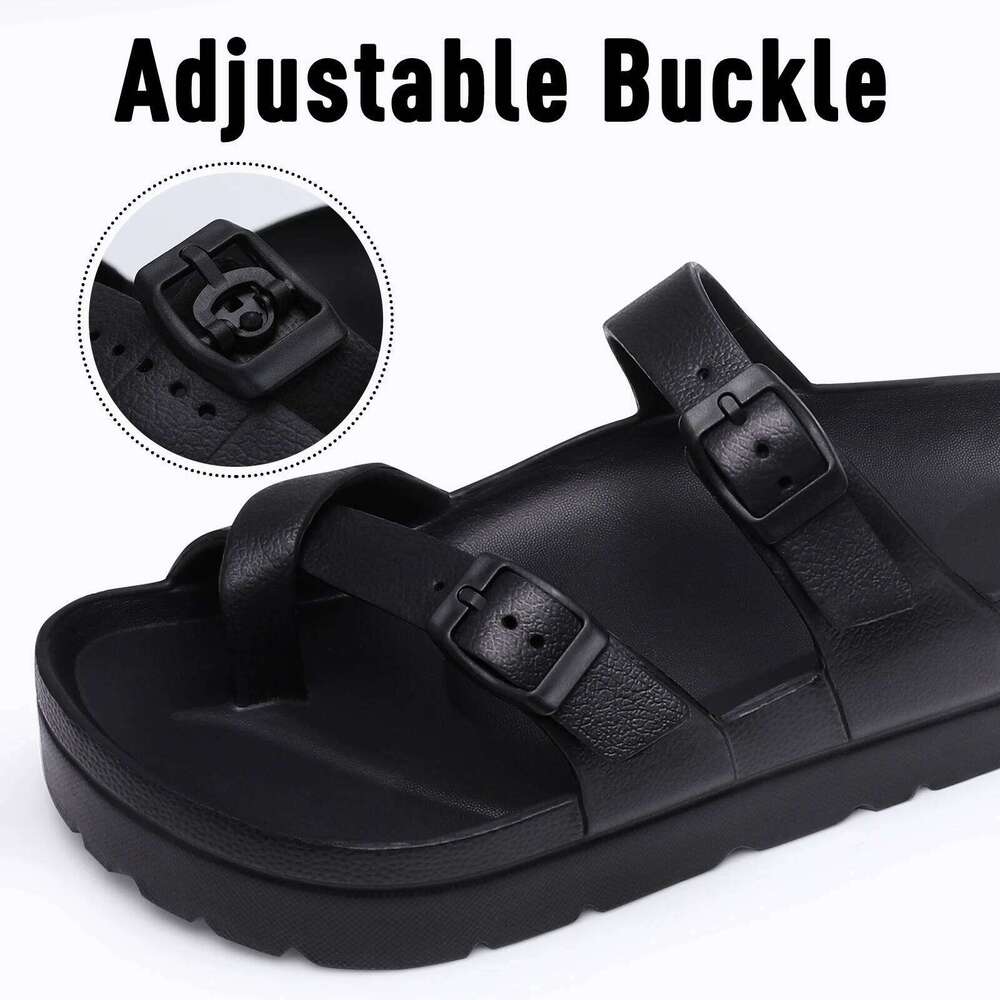 KIDMI Womens Platform with Arch Support Women Sandals Outdoor Light Beach Sandal Woman Comfort Ultra Cushion EVA Slides