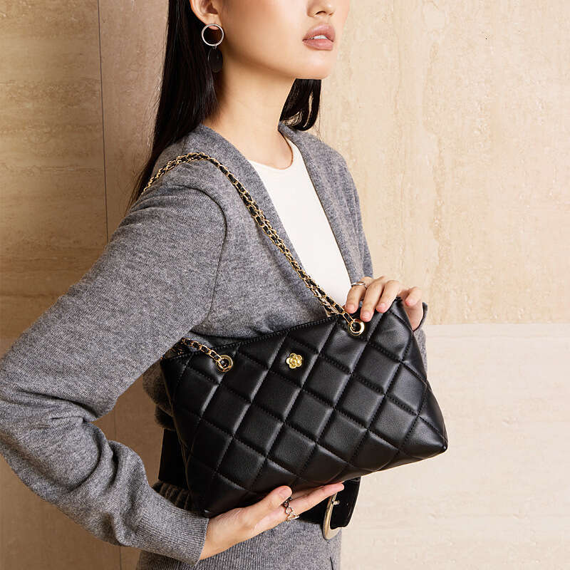 Luxury Shoulder Bags Totes Hobo Large Capacity Genuine Leather Women S Winter New Trendy Fashion Single Crossbody Ins Versatile Chain Bag SENYY