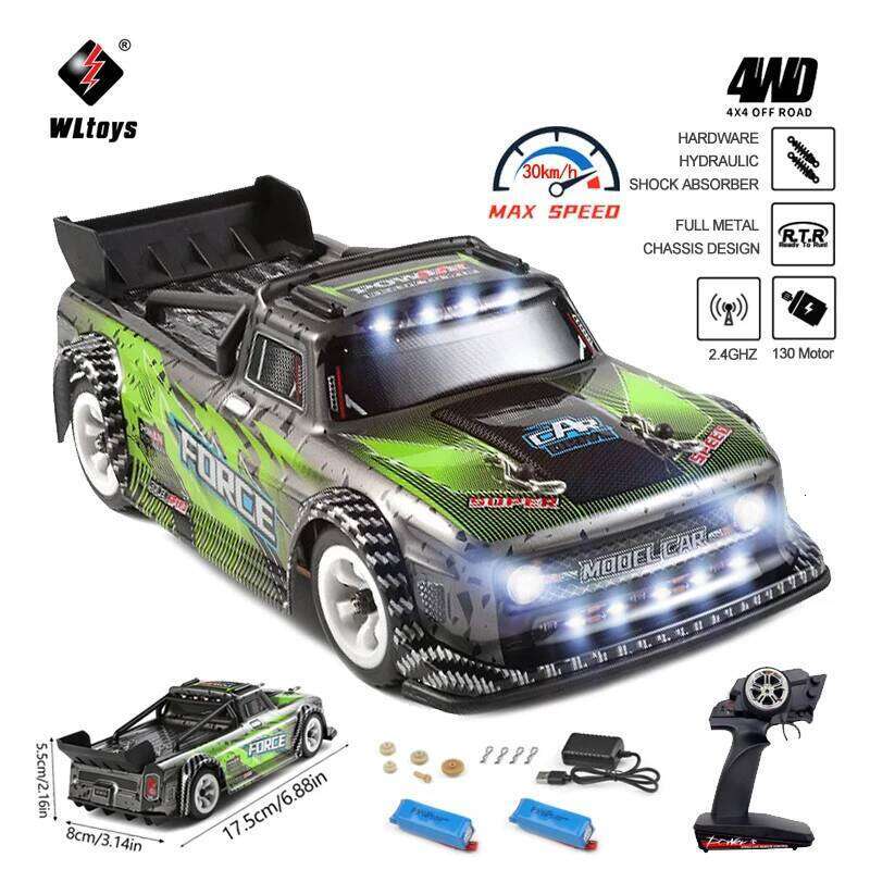 WLtoys 284131 Rc Car 1:28 4WD Drive Off-Road 2.4G 30Km/H High Speed Remote Control RC Cars 1/28 Drift Toys For Boys Gift Z260304