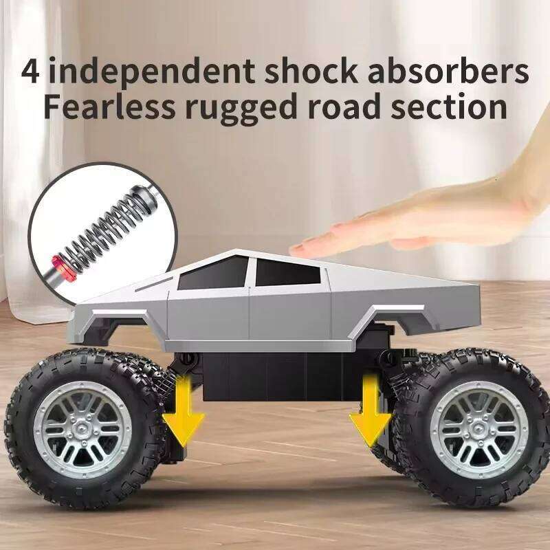 1:16 Amphibious 4WD RC Stunt Truck - Waterproof Off-Road Car with 360 Spins LED, Toy for Kids , Boys & Adults Z260304