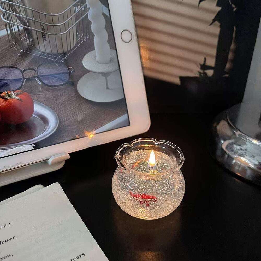 Bubble Fish Tank Goldfish Scented Candle Box High-end Feel Girl Birthday Gift for Best Friend Niche Fragrance W260305