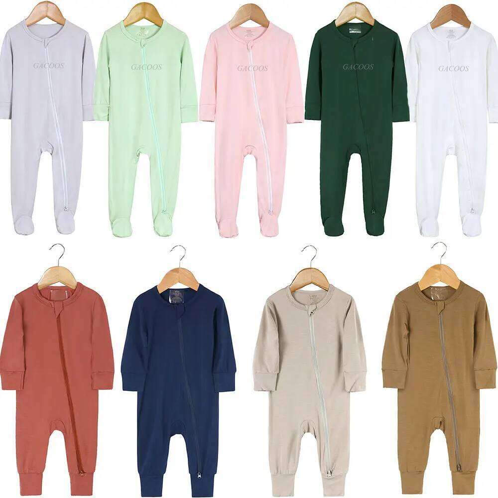 Baby Jumpsuit For Bamboo Clothes Boys Overalls Children Romper 2024 Autumn Newborn 3 6 9 12 18 24 Months Girls Costume Bodysuits Z260304