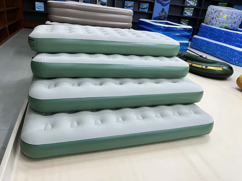 Portable Camping Sleeping Pad: Lightweight Twin-Ply Foam-Free Self-Inflating Resting Surface