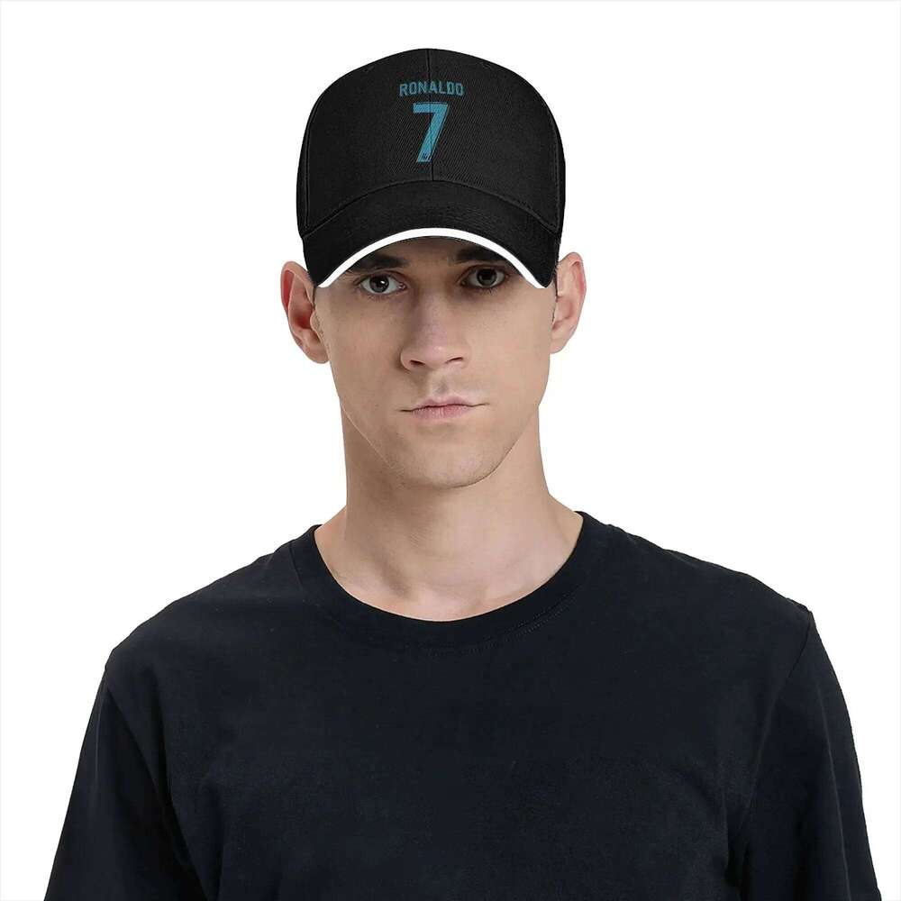 Cristiano-Ronaldo CR7 Signature Women Men Baseball Casual Outdoor Cap Fashion Sunscreen Sunshade Spring Trucker Hat Y260304