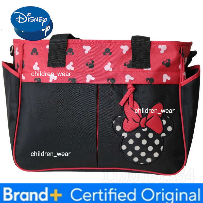 Disney Mickey New Diaper Bag Handbag Cartoon Fashion 5-Piece Baby Bag High Capacity Multifunctional Baby Diaper Bag High Quality H260305