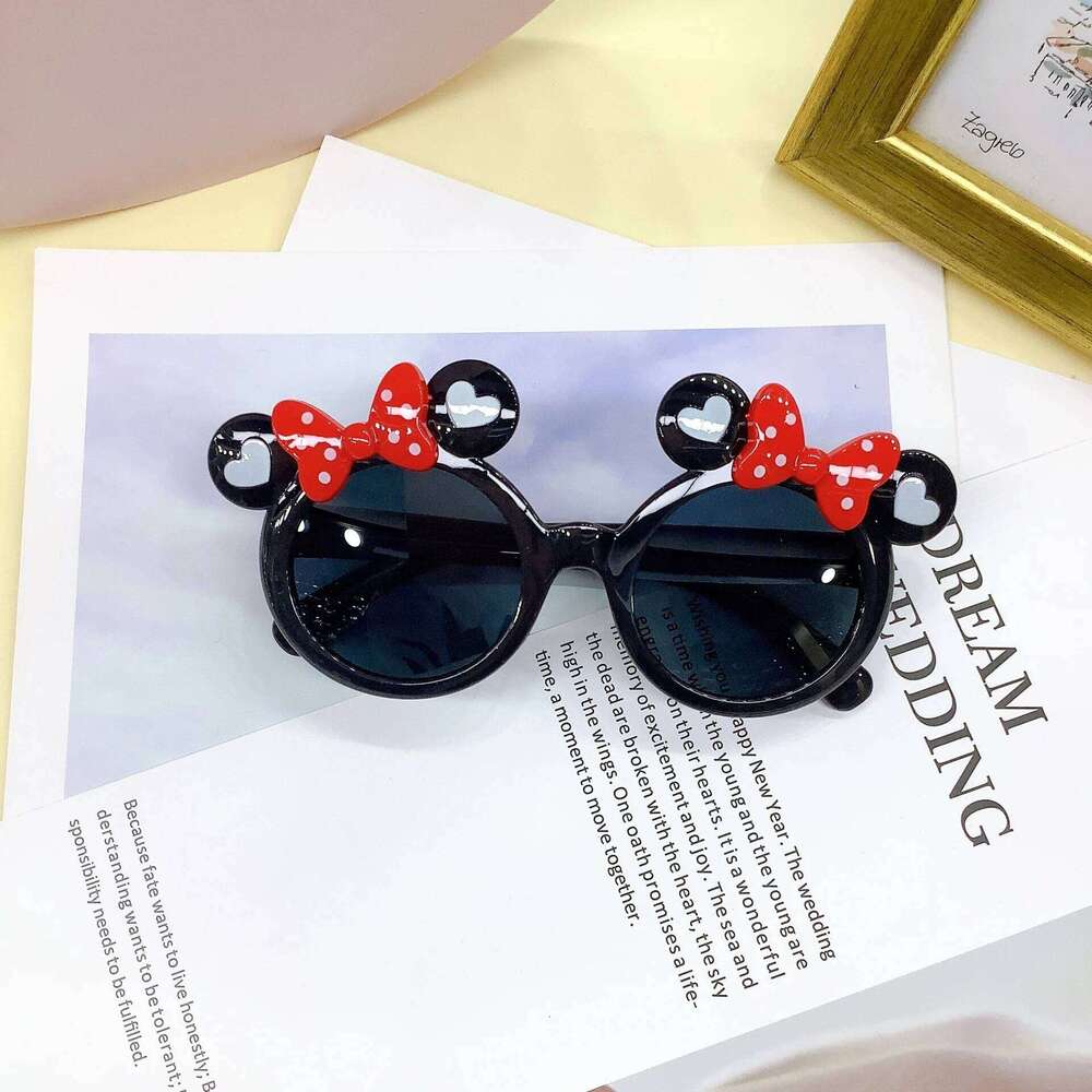 Fashionable And Cute With Cartoon Concave Design, Baby Sunglasses For Travel, UV Resistant Children's Sunshades Z260305