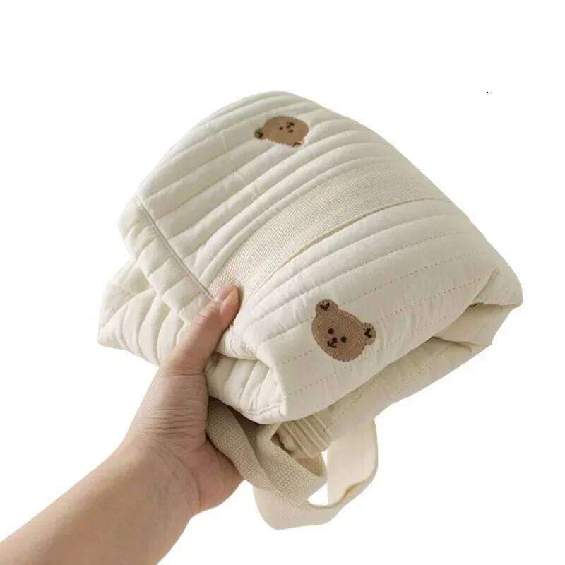 Mommy Bear Maternity Pack Baby Diaper Stroller Nappy Organizer Portable Luggage Tote Bags Travel Changing Messenger Bag Z260304