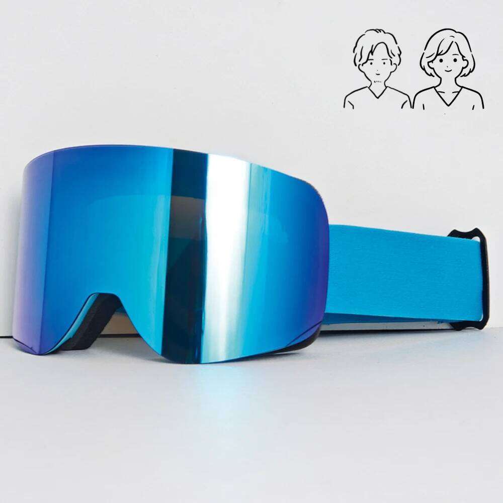 High Definition Ski Goggles All Day Windproof Breathable Dustproof Protective Lenses Unisex Snowboard Snowmobile Accessories S260304