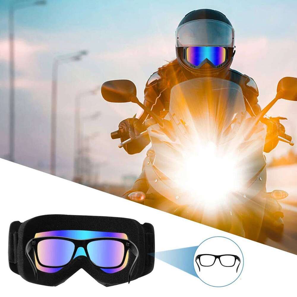 Windproof Goggles HD Motorcycle Outdoor Sports Sun Glasses Eyewear Riding Motocross Ski Summer UV Protection Sunglasses Masks S260304