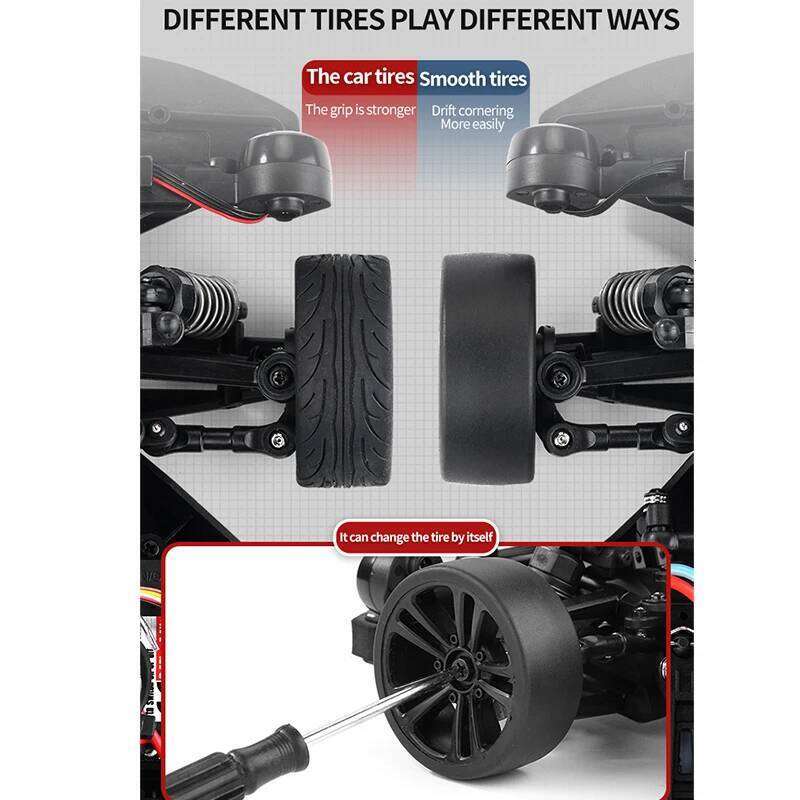 SCY 16303 1:16 High Speed RC Drift 4WD 35km/h 2.4G Remote Control American Muscle Toy Car Kids Gifts Z260304