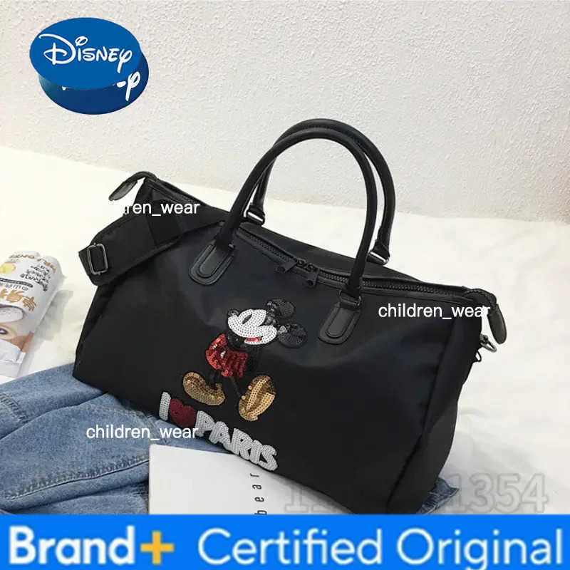 Disney Mickey New Diaper Bag Handbag Cartoon Cute Portable Baby Bag Multifunctional Large Capacity Baby Urine Bag High Quality H260305