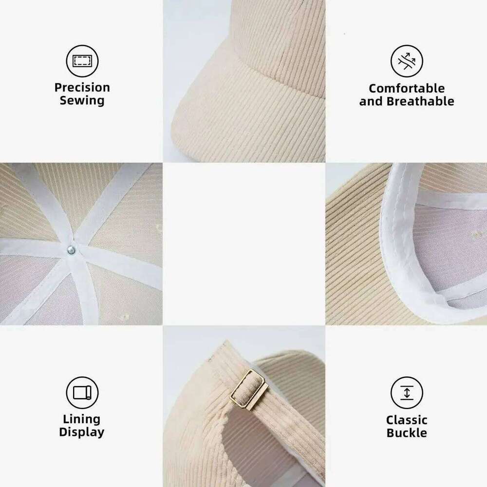 Hisoka Unisex Corduroy Baseball Cap Y260304