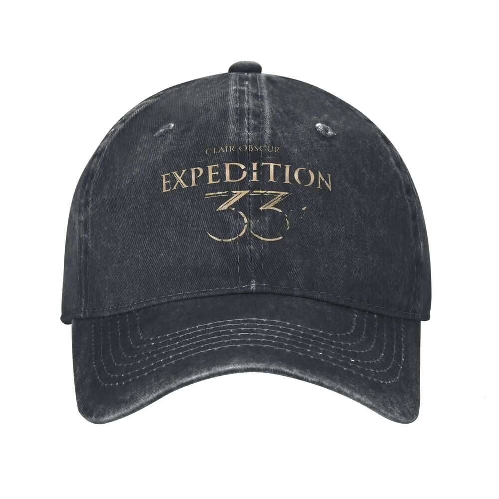 Unisex Clair Obscur: Expedition 33 Video game Logo Printed Hat Vintage Distressed Denim Baseball Cap Adjustable Y260304