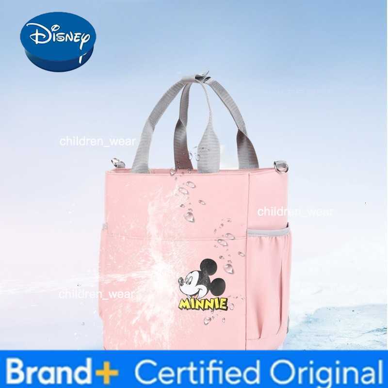 Disney Mickey New Diaper Bag Handbag Cartoon Fashion Portable Baby Diaper Bag Large Capacity Baby Products Storage Bag H260305
