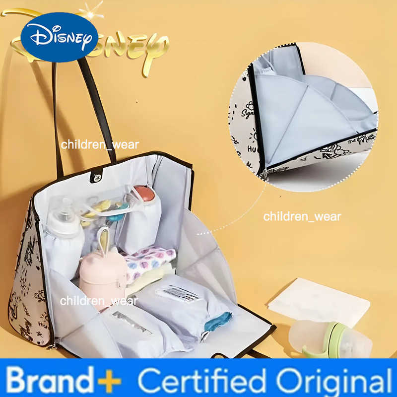 Disney Mickeys New Diaper Bag Handbag Large Capacity Multi-function Portable Fashion Baby Bag Cartoon Fashion High Quality H260305