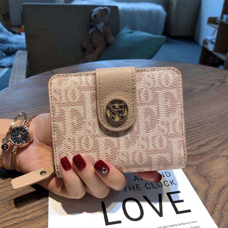 Brand Design Letter Women Wallets Short Genuine Leather Coin Purse High Capacity Cowhide Card Holders For Female Billfold 2023 C260304
