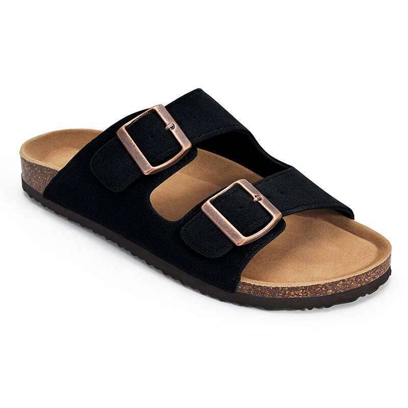 KIDMI New Women's Cork Footbed Sandal With Adjustable Straps Outdoor Vacation Beach Summer Comfort Women Sandals