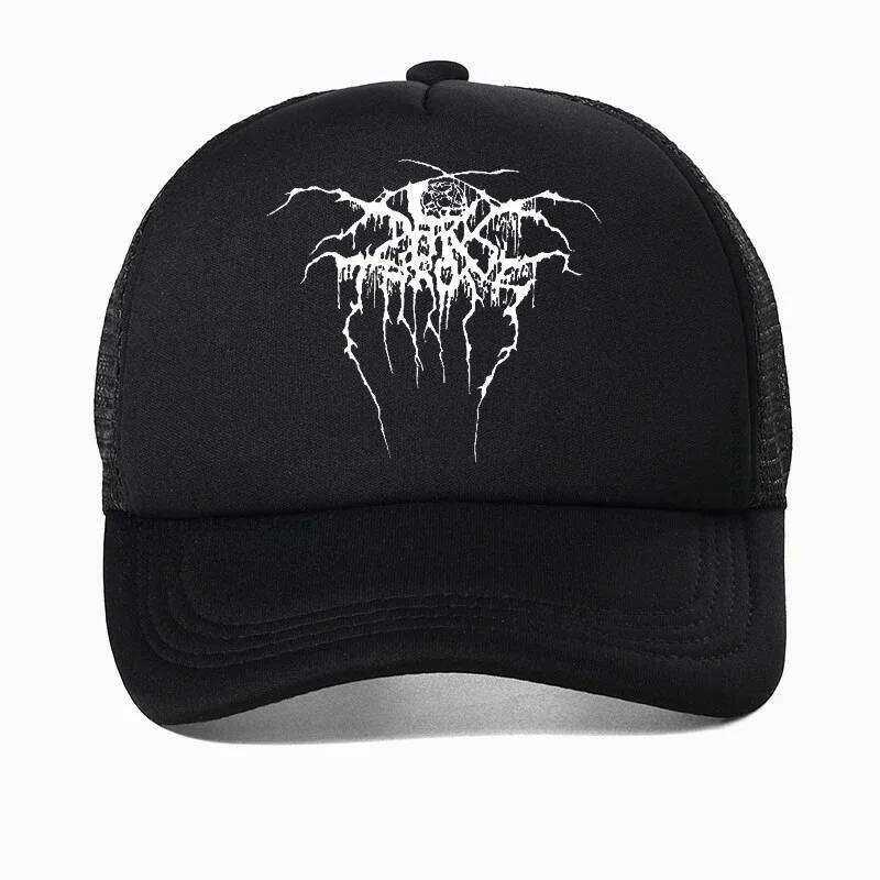 Darkthrone New Death Band men hat rock Logo hats Black Metal Mayhem Dimmu Borgir Taake Dark Throne Baseball cap Y260304