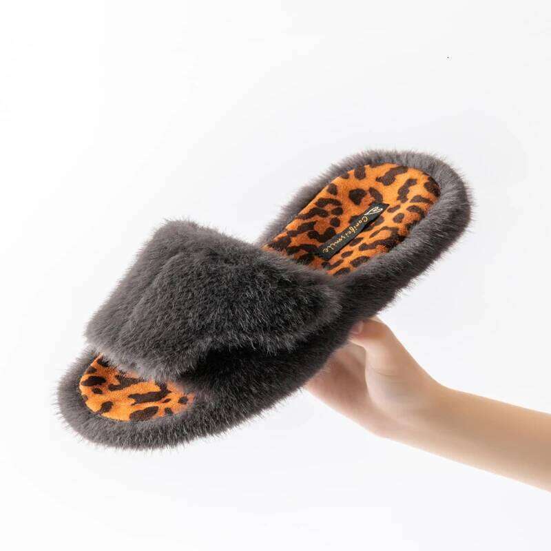Kidmi Womens Memory Foam Furry Indoor Cotton Shoes Warm Comfort Lightweight Fuzzy Plush Ladies Casual Slippers