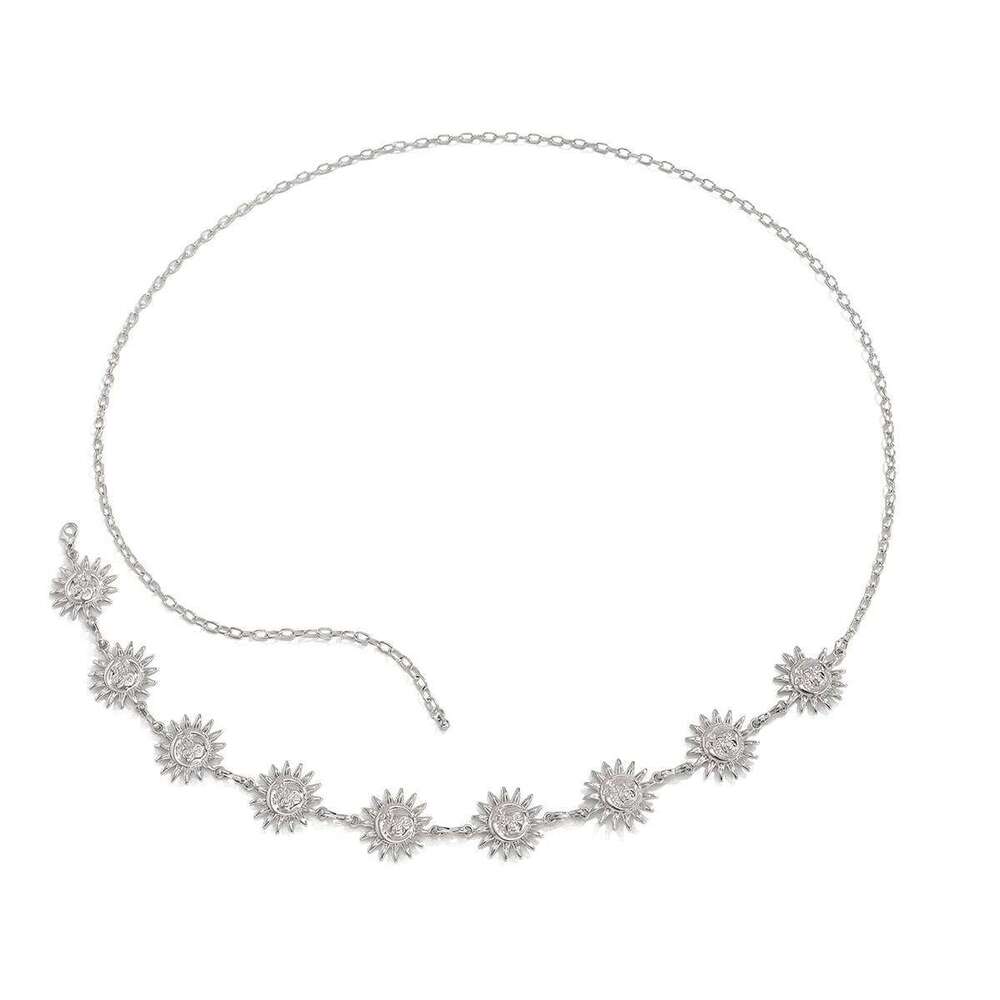 1 PCS Bohemian-style adjustable sun waist and abdomen chain body chain. Suitable for women's summer wearing of sexy bikini belt, S260304