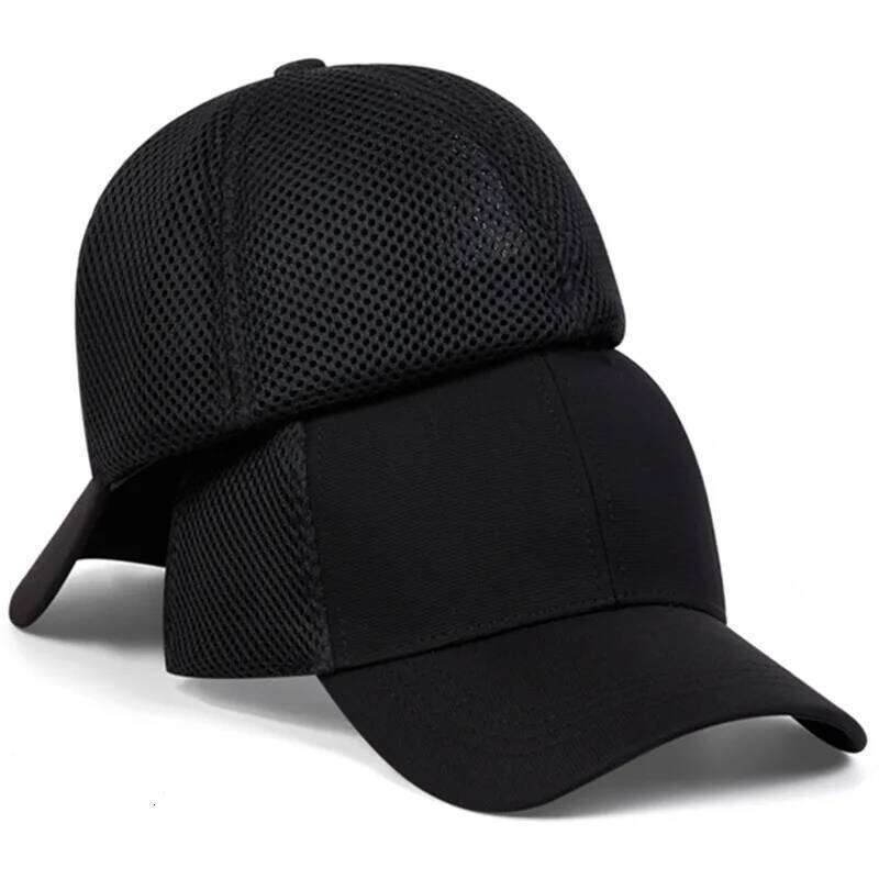 Adult Back Closed Baseball Cap for Small Head Lady Man Blank Hiphop Snapback Hat Fitted Flat Caps 58cm to 60cm Y260304
