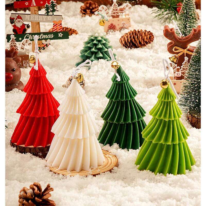 Fragrances, Gifts, Ornaments, Home Decoration, Desktop Trees, Mini Aromatherapy Christmas Candles W260304 W260305