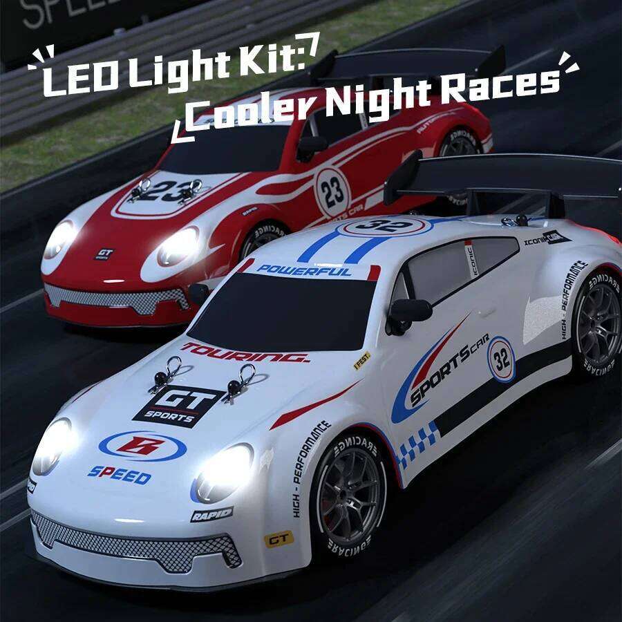 Rc Sports High Speed 1/16 4Wd Racing Remote Control Drift Car Professional Sportscar Acceleration Children's Electric Toy Z260304